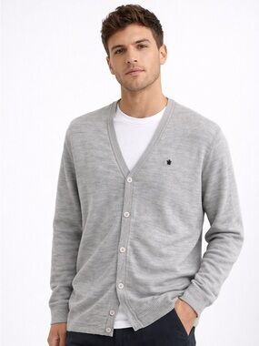 Louis Philippe Merino Blend Cardigan – Men’s Size Large